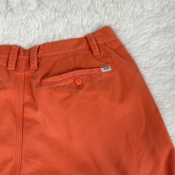 Vans Coral/Orange Denim Style Shorts - Picture 7 of 8
